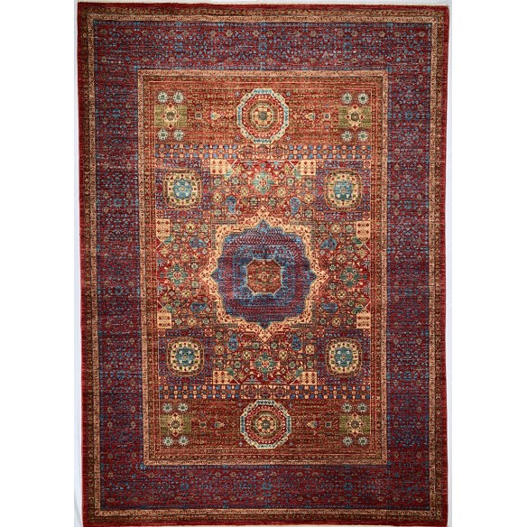 Tappeto geometrico Mamluk extra misura 172x248 cm