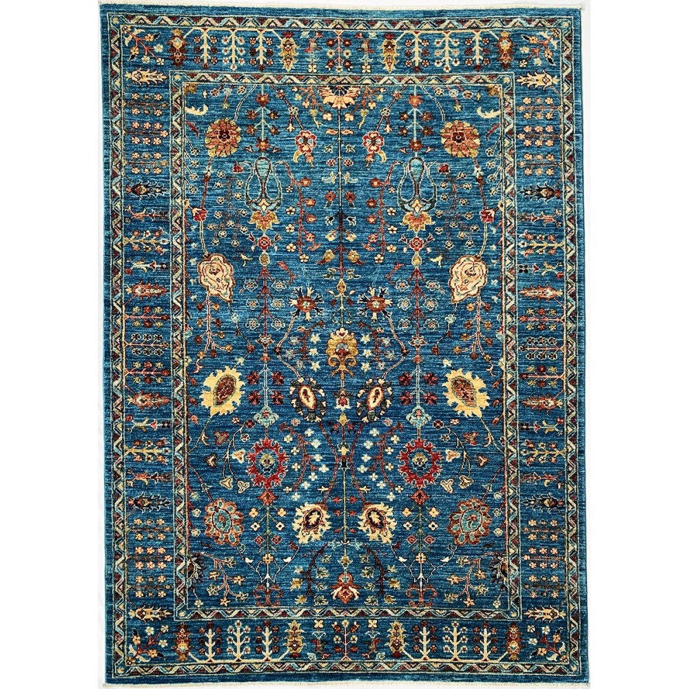 Tappeto Ziegler azzurro misura 145x203 cm