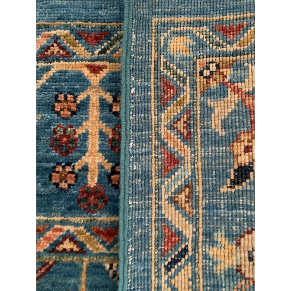 Tappeto Ziegler azzurro misura 145x203 cm