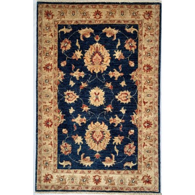 Tappeto floreale ziegler blu misura 79x120 cm