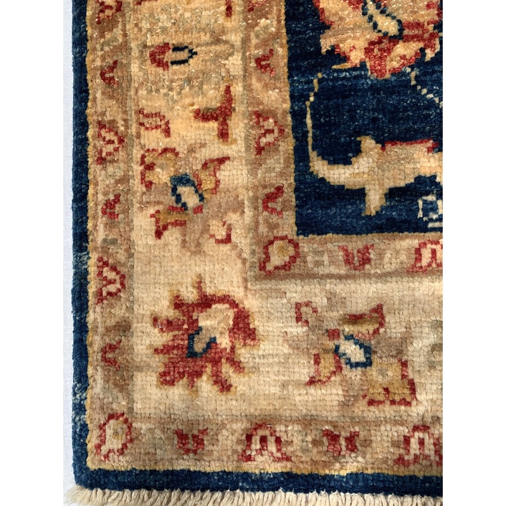 Tappeto floreale ziegler blu misura 79x120 cm