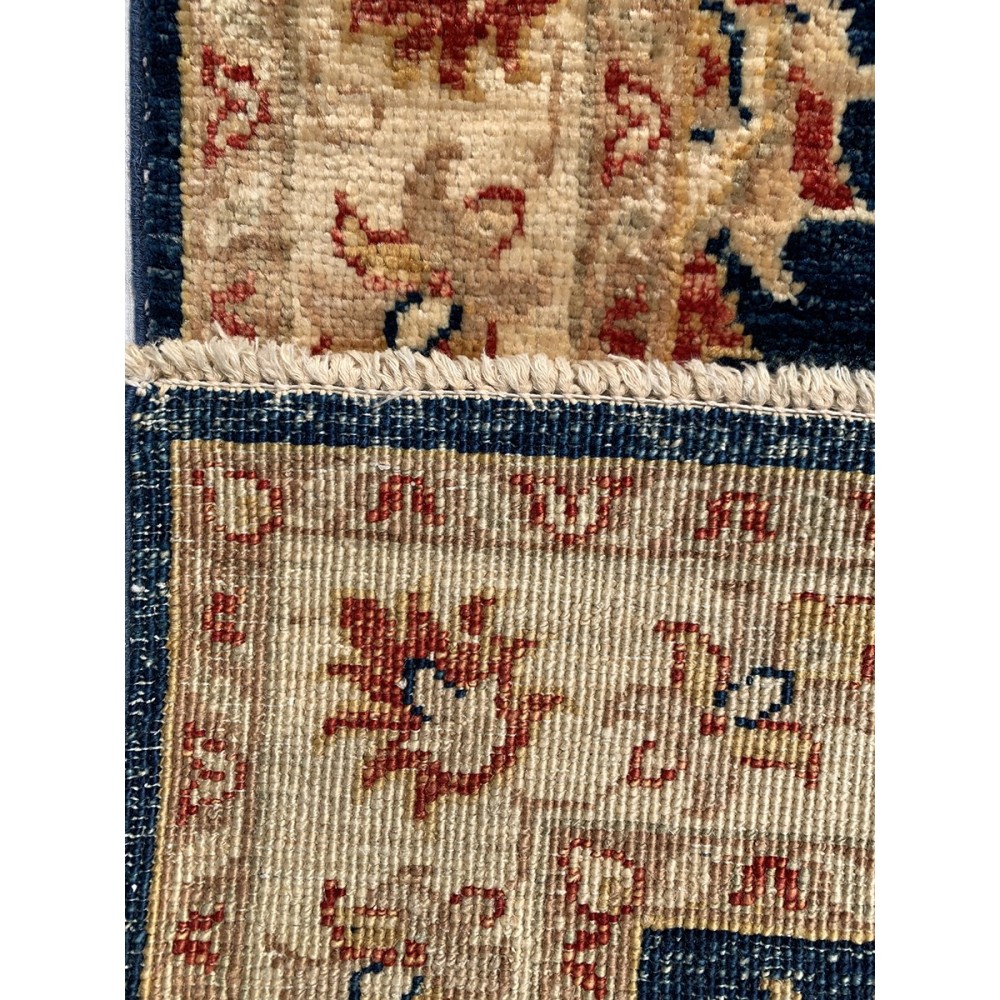 Tappeto floreale ziegler blu misura 79x120 cm