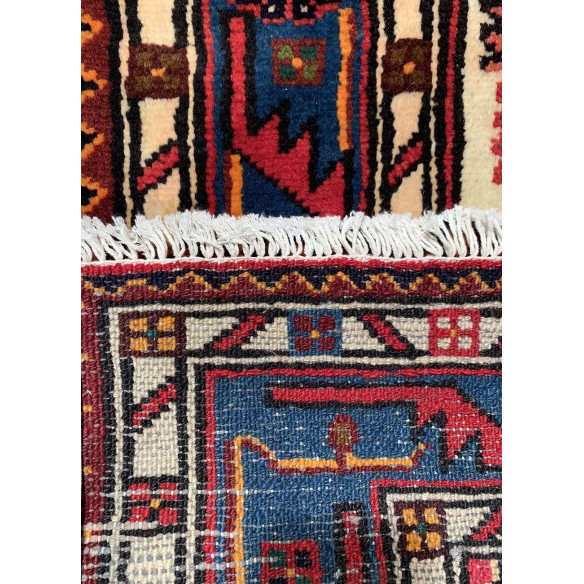 Tappeto in lana rosso Touserkan misura 115x153 cm