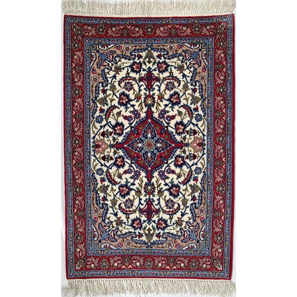 Tappeto persiano Isfahan misura 72x112 cm